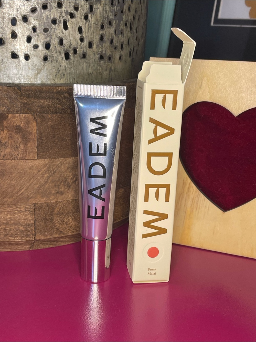 NIB EADEM Burnt Malaï Liquid Lipstick - Full Size